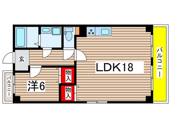 REBANGA武庫之荘アパートメントの物件間取画像